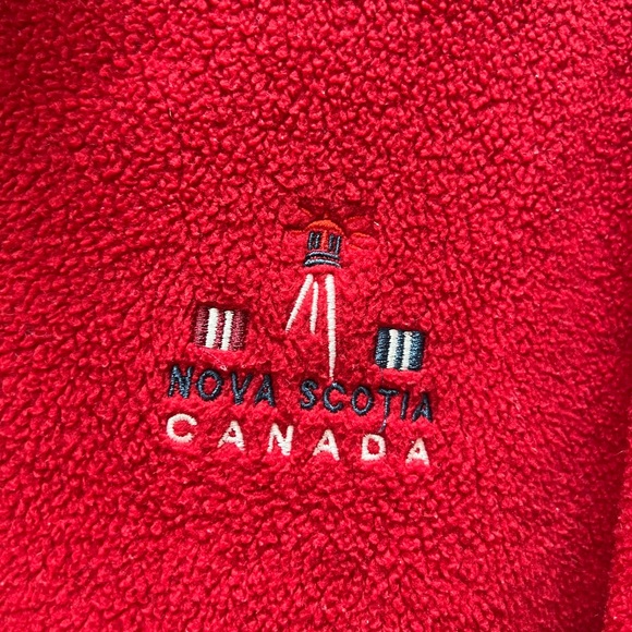 quarter zip Nova Scotia Canada fleece - Picture 6 of 6